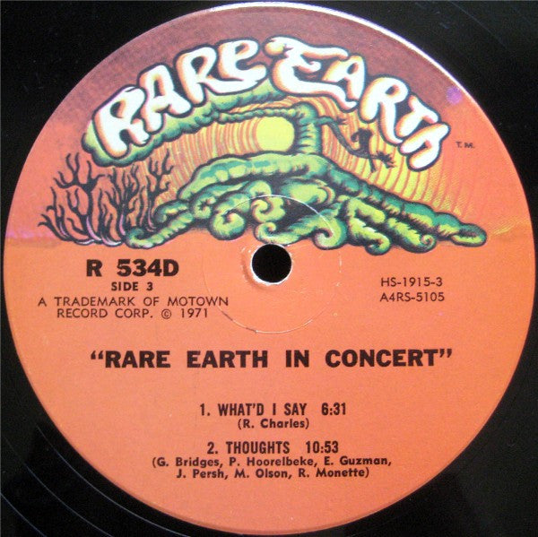 Rare Earth Groovy Coaster - Rare Earth In Concert