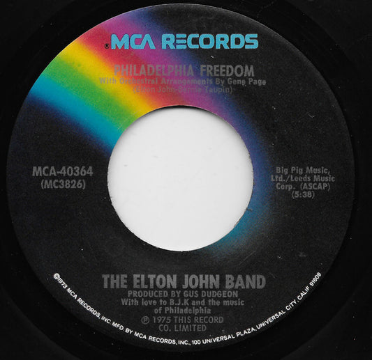 Elton John Band Groovy Coaster - Philadelphia Freedom