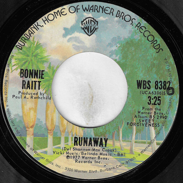Bonnie Raitt Groovy 45 Coaster - Runaway