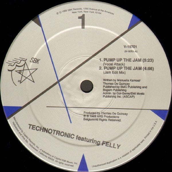 Technotronic Groovy Coaster - Pump Up The Jam