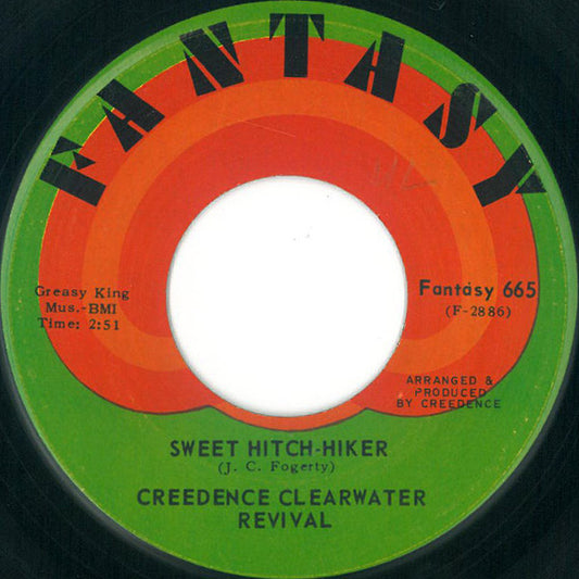 Creedence Clearwater Revival Groovy 45 Coaster - Sweet Hitch-Hiker