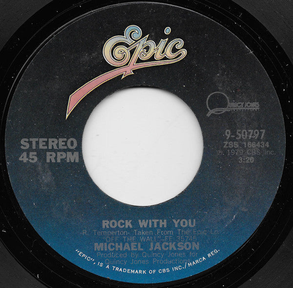 Michael Jackson Groovy 45 Coaster - Rock With You