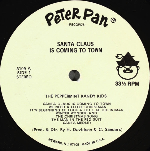 The Peppermint Kandy Kids Groovy Coaster - Santa Claus Is Coming To Town (Side 1)