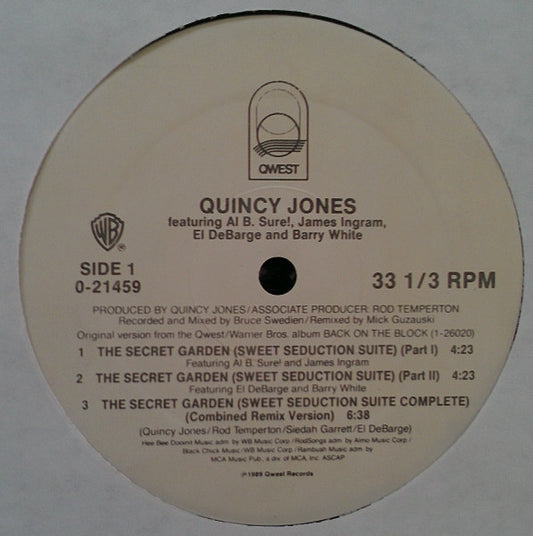 Quincy Jones Groovy Coaster - The Secret Garden (Sweet Seduction Suite)