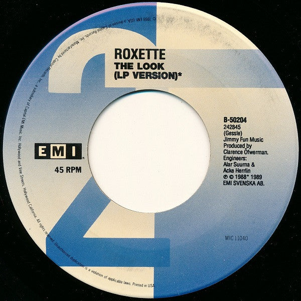 Roxette Groovy Coaster - Dressed For Success (Side 2)