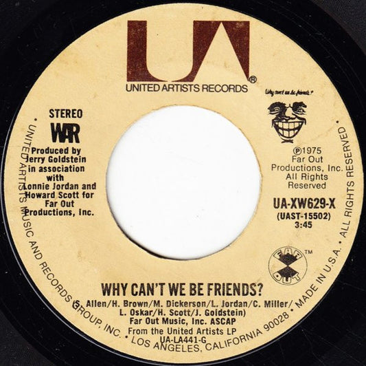 War Groovy Coaster - Why Can't We Be Friends?