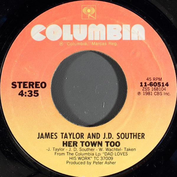 James Taylor Groovy 45 Coaster - Her Town Too