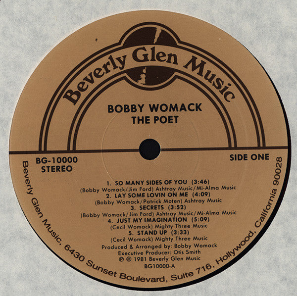 Bobby Womack Groovy Coaster - The Poet