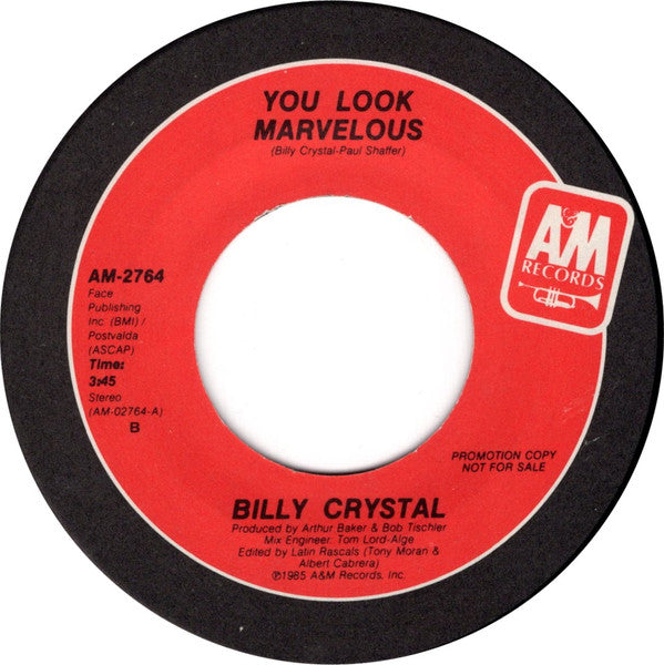 Billy Crystal Groovy 45 Coaster - You Look Marvelous