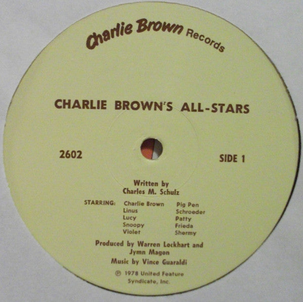 Charles M. Schulz Groovy lp Coaster - Charlie Brown's All-Stars