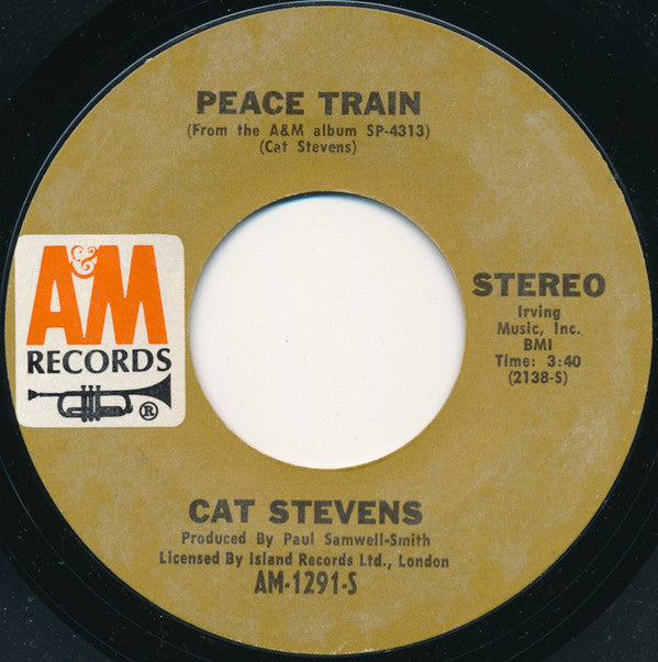 Cat Stevens Groovy 45 Coaster - Peace Train