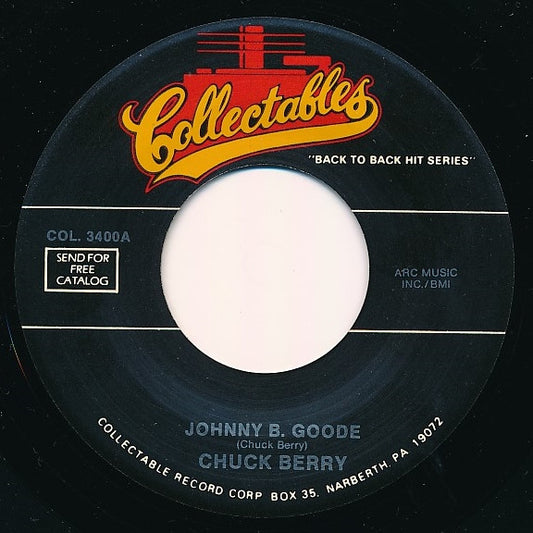 Chuck Berry Groovy 45 Coaster - Johnny B. Goode