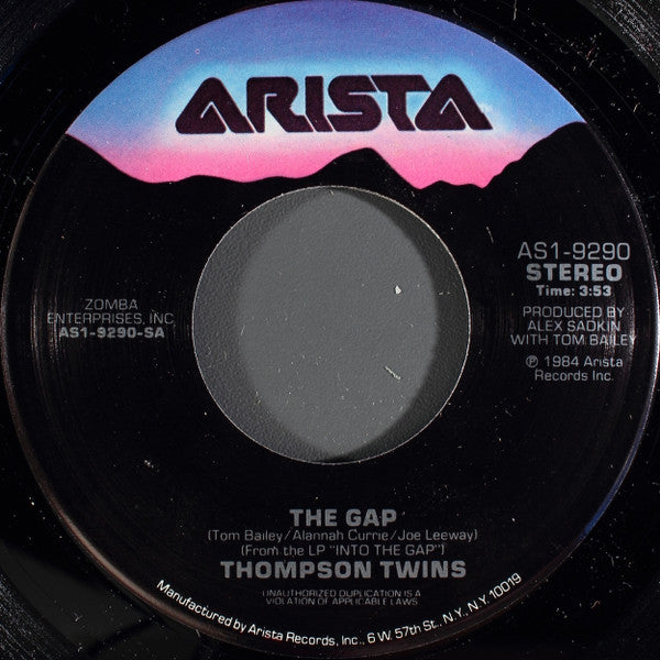 Thompson Twins Groovy 45 Coaster - The Gap