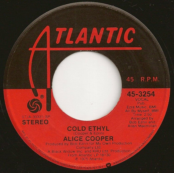 Alice Cooper  Groovy 45 Coaster - Cold Ethyl