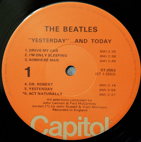 The Beatles Groovy lp Coaster - Yesterday And Today