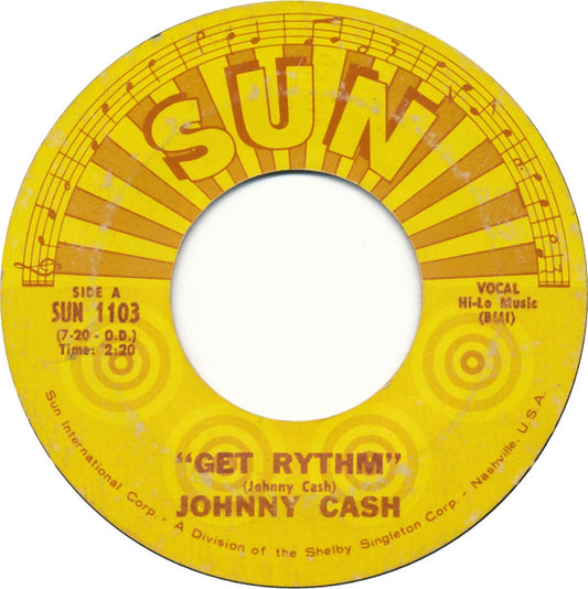 Johnny Cash Groovy Coaster - Get Rhythm