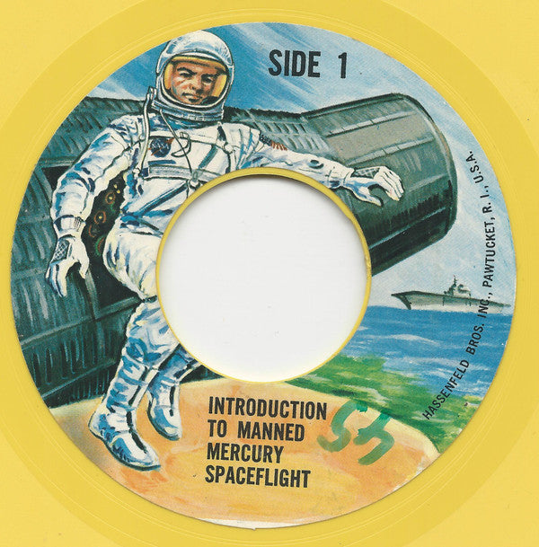 Unknown Artist Groovy 45 Coaster - Introduction To Manned Mercury Spaceflight / Actual Mercury Spaceflight Communications