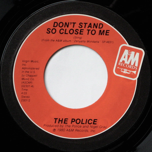 The Police Groovy 45 Coaster - Don't Stand So Close To Me