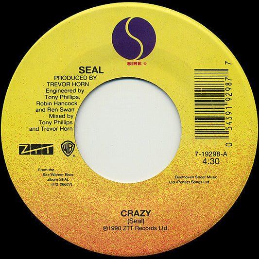 Seal Groovy 45 Coaster - Crazy