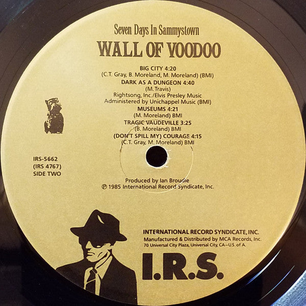 Wall Of Voodoo Groovy lp Coaster - Seven Days In Sammystown