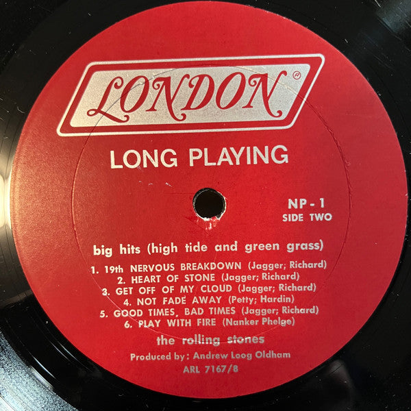 The Rolling Stones Groovy Coaster - Big Hits (High Tide And Green Grass) (Side 2)