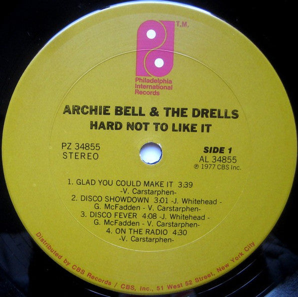 Archie Bell & The Drells Groovy lp Coaster - Hard Not To Like It