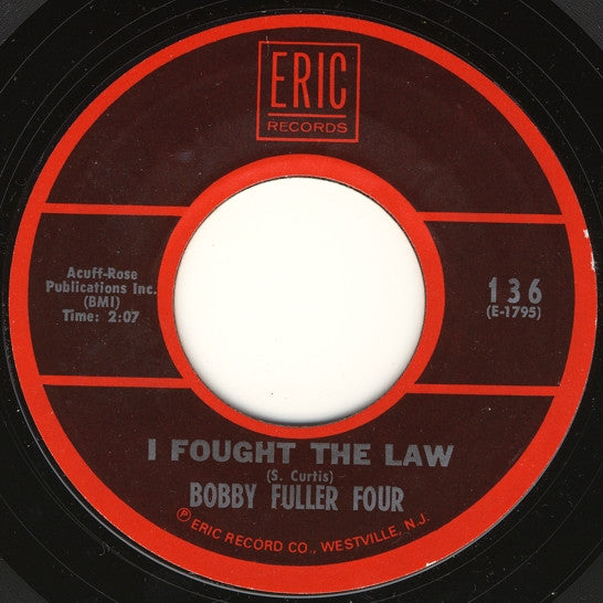 The Bobby Fuller Four Groovy 45 Coaster - I Fought The Law / Love's Made A Fool Of You