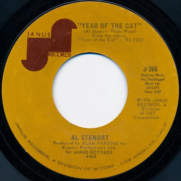 Al Stewart Groovy 45 Coaster - Year Of The Cat