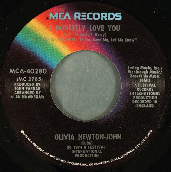 Olivia Newton-John Groovy Coaster - I Honestly Love You