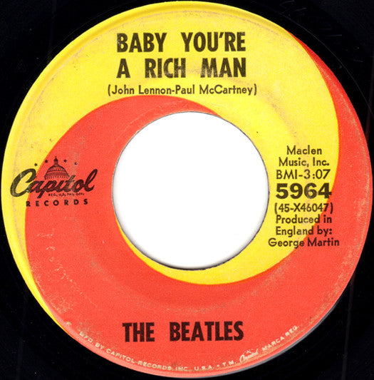 The Beatles Groovy Coaster - Baby You`re A Rich Man