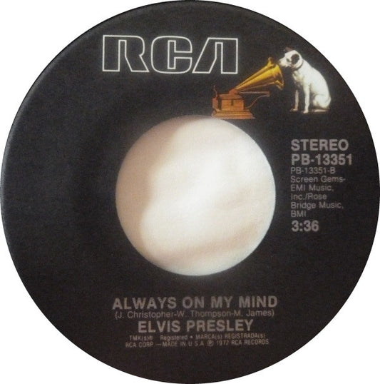 Elvis Presley Groovy Coaster - Always On My Mind