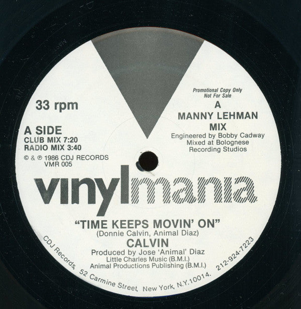 Donnie Calvin Groovy Coaster - Time Keeps Movin' On