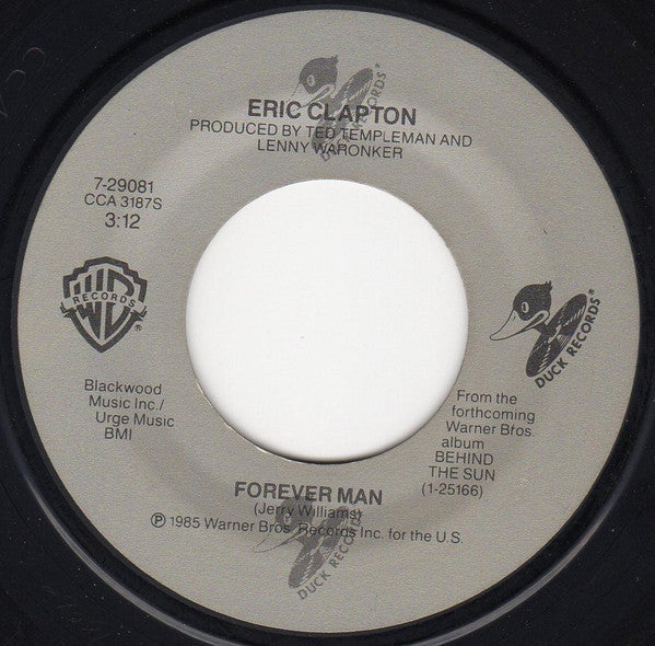 Eric Clapton Groovy 45 Coaster - Forever Man