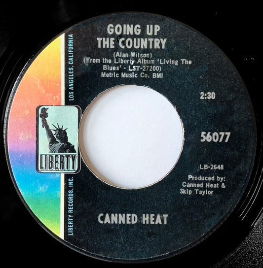 Canned Heat Groovy 45 Coaster - Going Up The Country