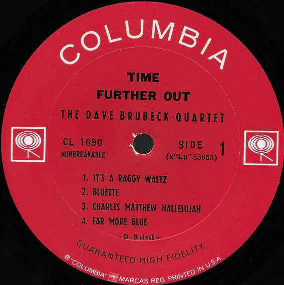 The Dave Brubeck Quartet Groovy Coaster - Time Further Out (Miro Reflections)