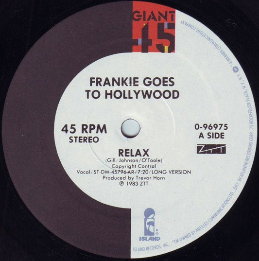 Frankie Goes To Hollywood Groovy 12" Coaster - Relax