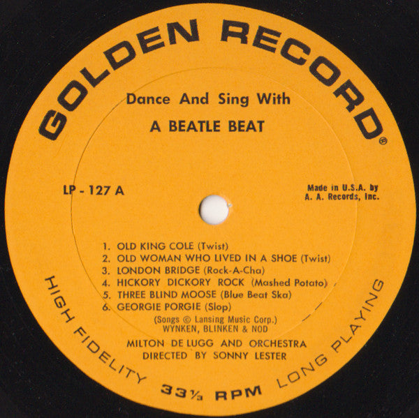 Milton DeLugg And His Orchestra Groovy Coaster - Dance And Sing Mother Goose With A Beatle Beat (Side 1)