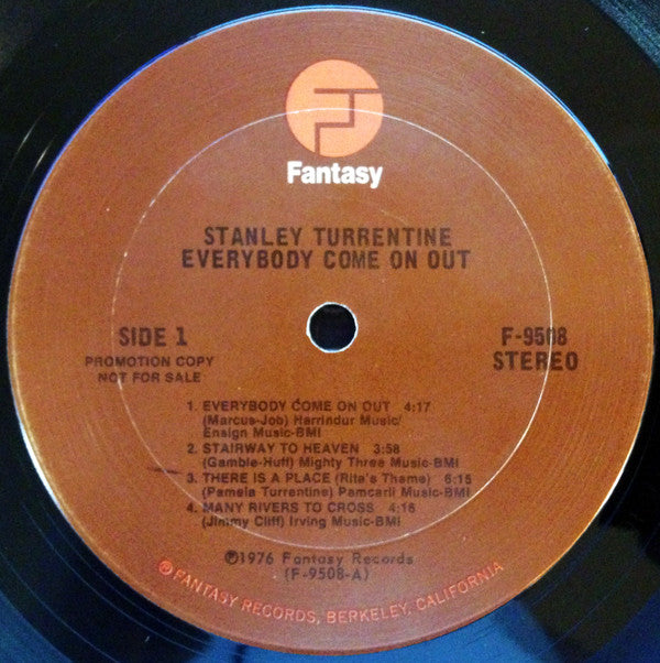 Stanley Turrentine Groovy lp Coaster - Everybody Come On Out