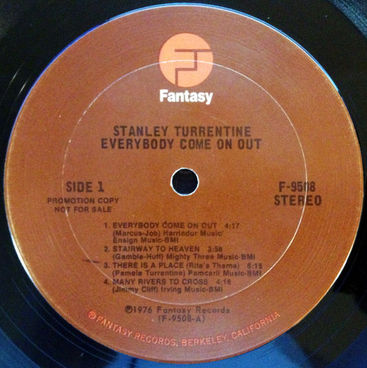 Stanley Turrentine Groovy lp Coaster - Everybody Come On Out