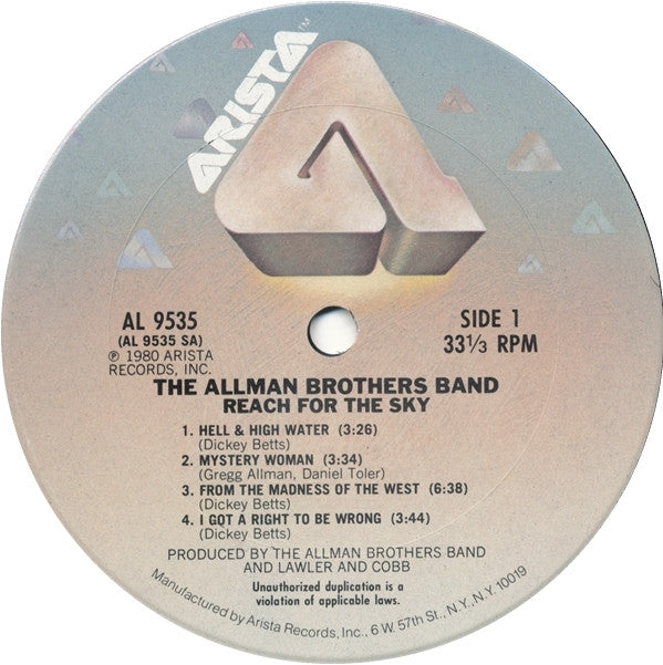 Allman Brothers Band Groovy Coaster - Reach For The Sky