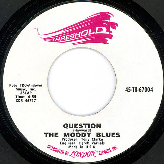 The Moody Blues Groovy 45 Coaster - Question