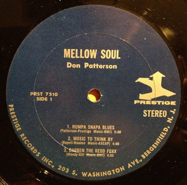 Don Patterson Groovy lp Coaster - Mellow Soul