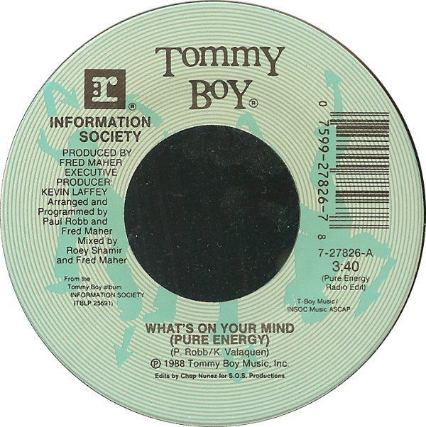 Information Society Groovy Coaster - What's On Your Mind (Pure Energy)
