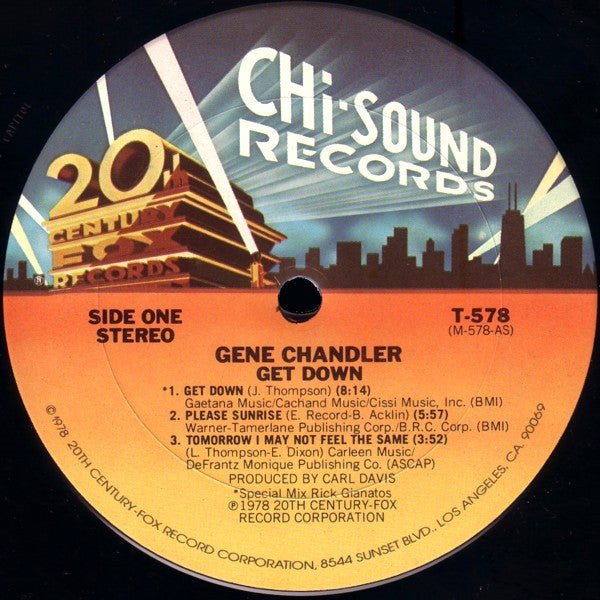 Gene Chandler Groovy Coaster - Get Down