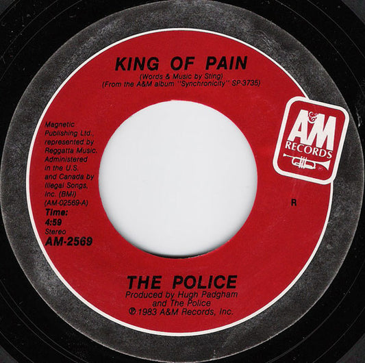 The Police Groovy 45 Coaster - King Of Pain