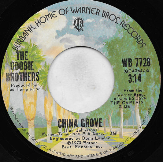 The Doobie Brothers Groovy 45 Coaster - China Grove