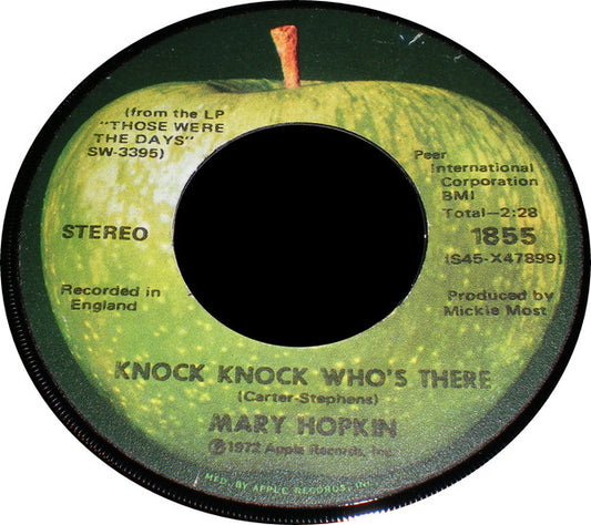 Mary Hopkin Groovy Coaster - Knock Knock Who's There