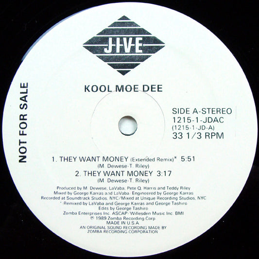 Kool Moe Dee Groovy Coaster - They Want Money