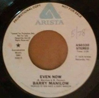 Barry Manilow Groovy 45 Coaster - Even Now