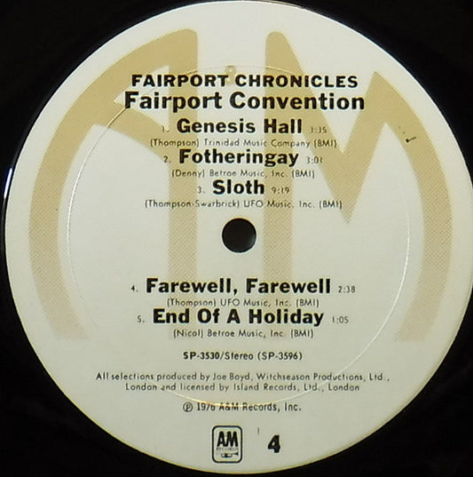 Fairport Convention Groovy Coaster - Fairport Chronicles (Side 4)